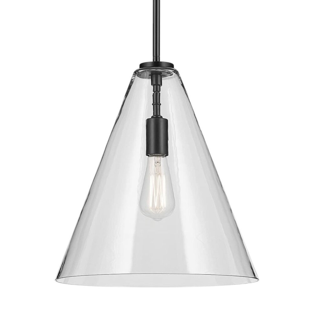 Kichler Everly Cone Pendant Lighting -42200BK -  Retails $254 - New in Box